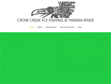 Tablet Screenshot of crowcreekguide.com